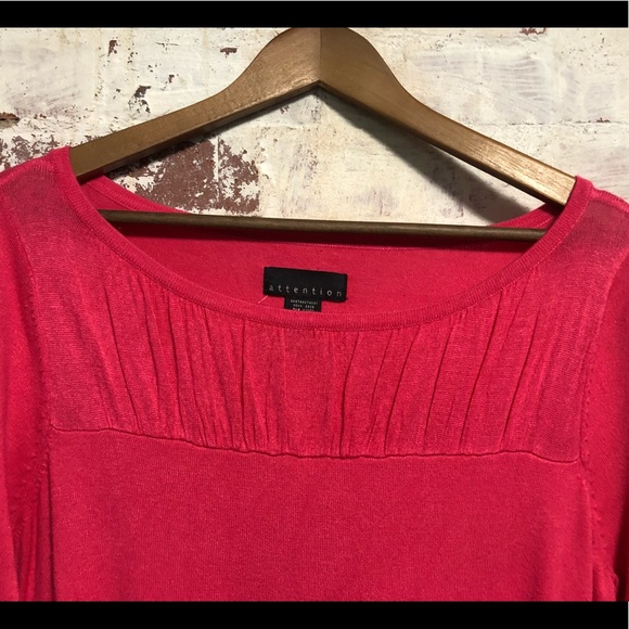 Sweater with ruching detail on chest - Picture 7 of 7